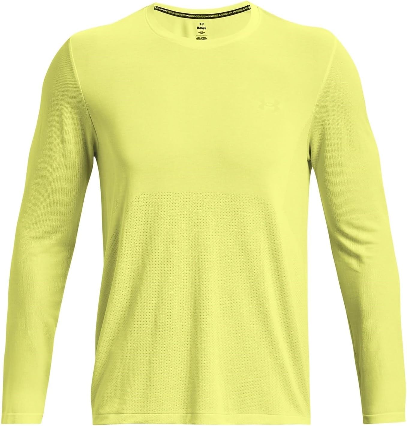 Футболка для бега Under Armour Seamless Stride с длинным рукавом для мужчин, Lime Yellow/Reflective
Футболка для бега Under Armour Seamless Stride с длинным рукавом для мужчин, Lime Yellow/Reflective