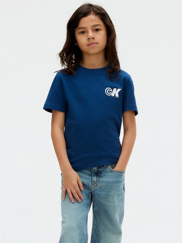 Детская футболка из хлопка с логотипом CK Calvin Klein, Blue
Детская футболка из хлопка с логотипом CK Calvin Klein, Blue