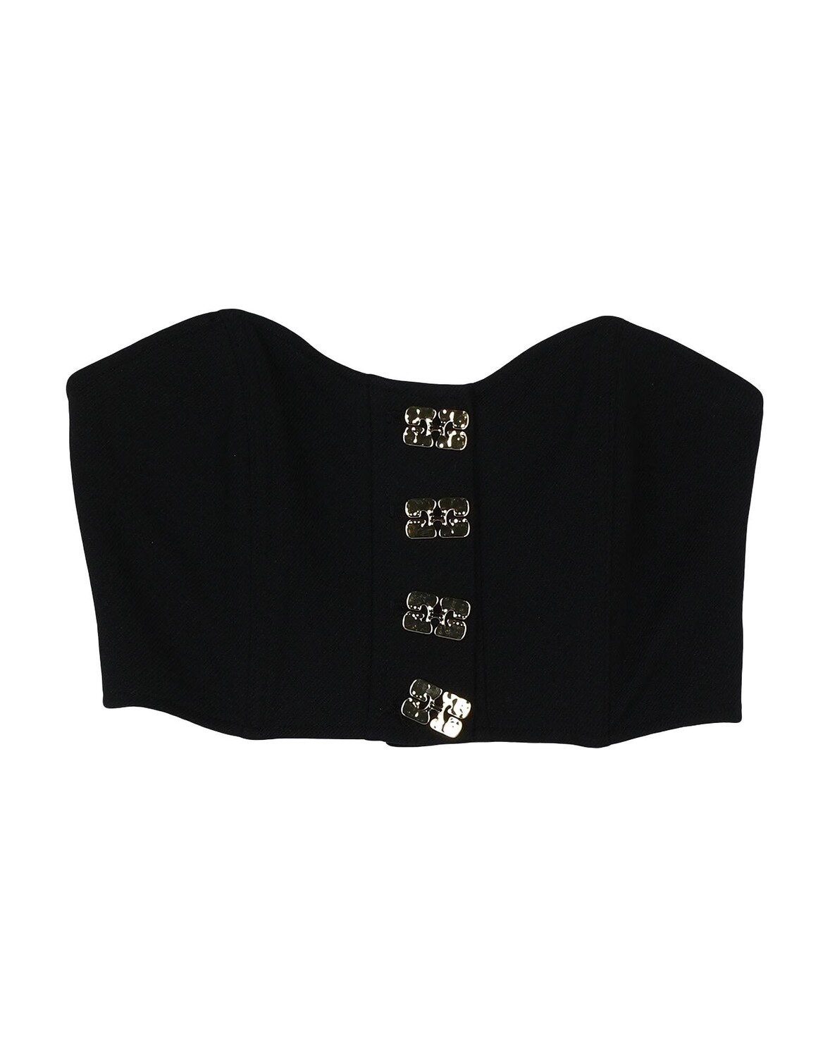 Топ Ganni, черный
Топ Ganni, черный