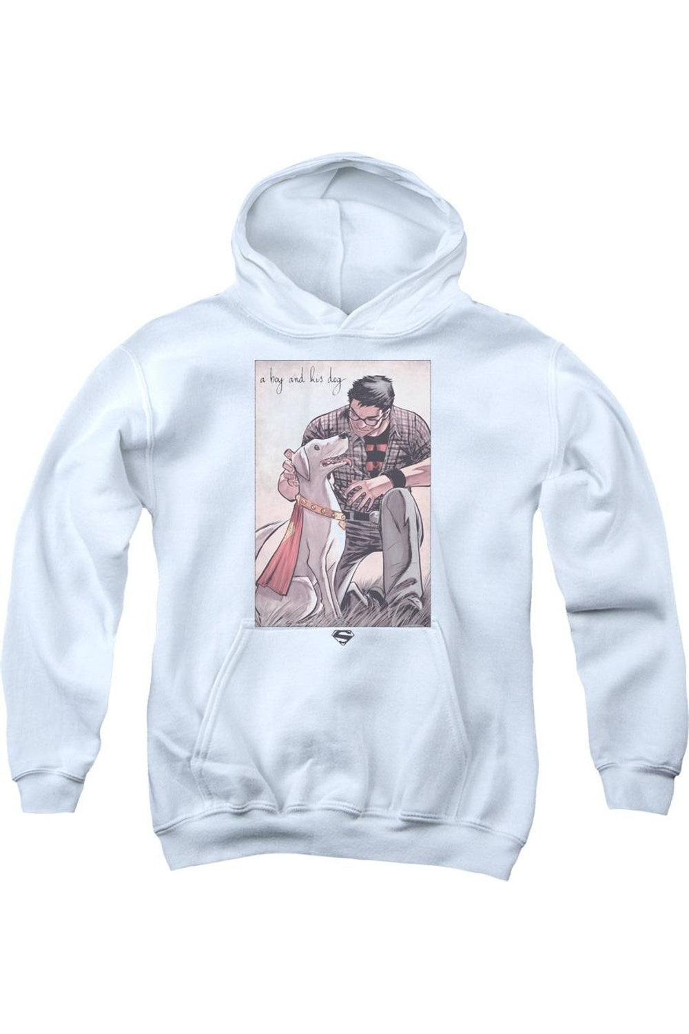 Толстовка с капюшоном Superman Mans Best Friend для детей Gildan, белый
Толстовка с капюшоном Superman Mans Best Friend для детей Gildan, белый