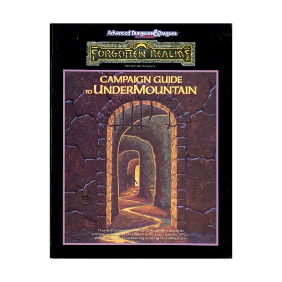 Ruins of Undermountain - Campaign Guide, Forgotten Realms - Box Sets & Miscellaneous, мягкая обложка
Ruins of Undermountain - Campaign Guide, Forgotten Realms - Box Sets & Miscellaneous, мягкая обложка