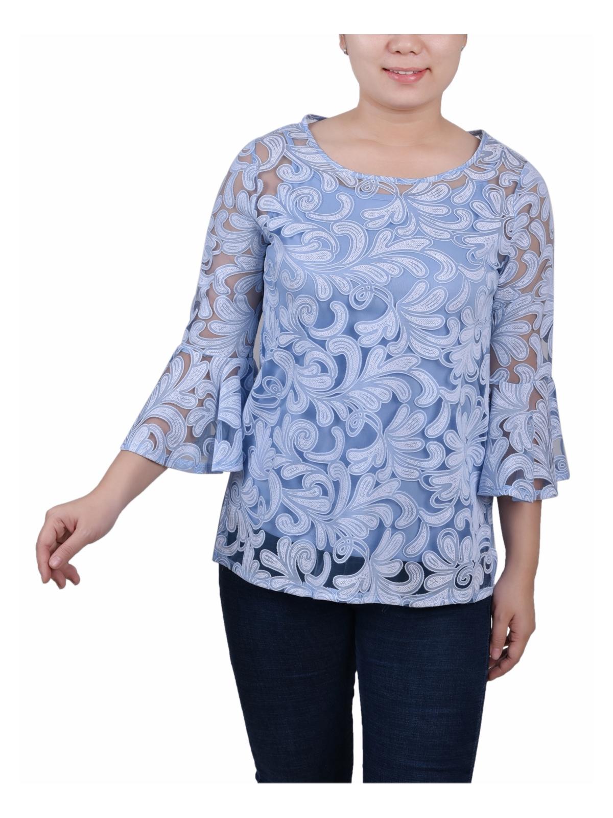 Женская блузка Petites с принтом и рукавами до локтя NY Collection, цвет chambray blue scrolleaf
Женская блузка Petites с принтом и рукавами до локтя NY Collection, цвет chambray blue scrolleaf