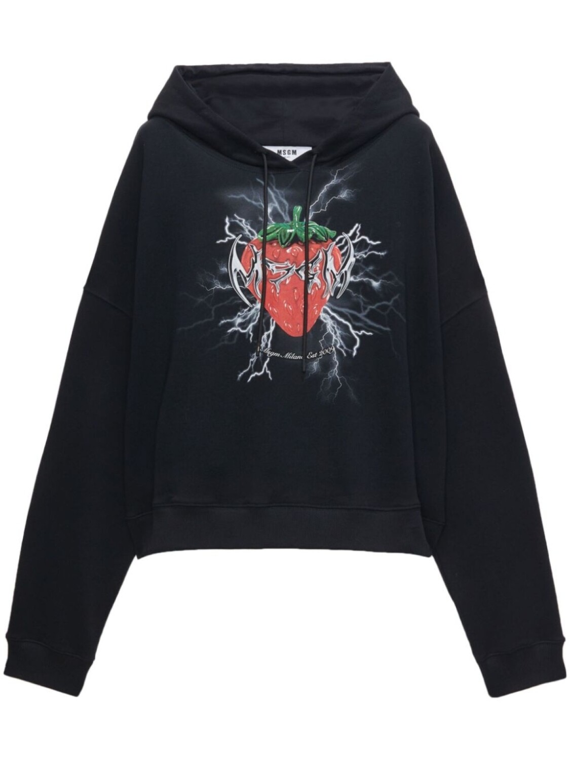 MSGM худи с приспущенными плечами и графичным принтом, черный
MSGM худи с приспущенными плечами и графичным принтом, черный