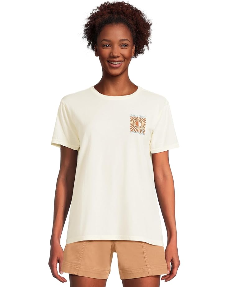Футболка Salty Crew Optic Sea Boyfriend Tee, цвет Off White 
Футболка Salty Crew Optic Sea Boyfriend Tee, цвет Off White