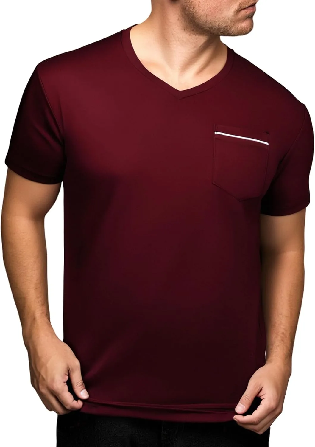 Мужская футболка V-образный вырез с карманом, быстросохнущая, легкая RSZGSWS
Мужская футболка V-образный вырез с карманом, быстросохнущая, легкая RSZGSWS