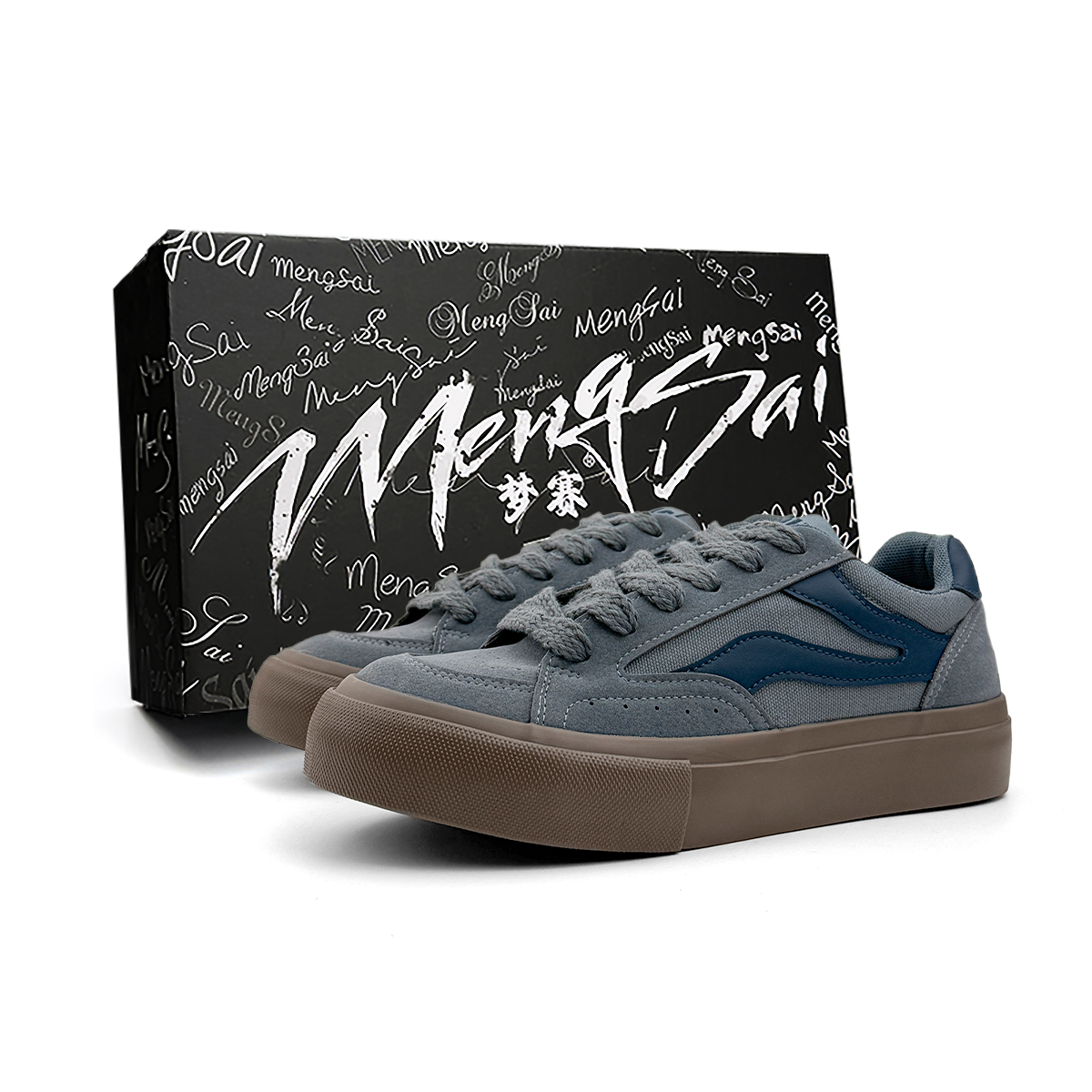 Mengsai Кроссовки Commute Puffy Shoes, износостойкие, с противоскользящим покрытием, низкие, мужские, серо-синие
Mengsai Кроссовки Commute Puffy Shoes, износостойкие, с противоскользящим покрытием, низкие, мужские, серо-синие