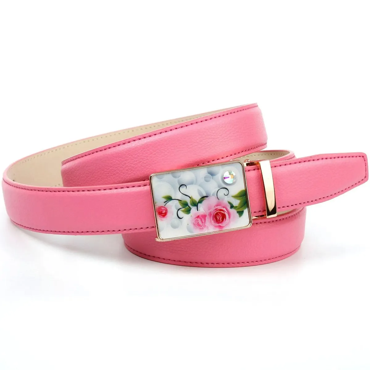 Кожаный ремень Anthoni Crown красного цвета с летним ощущением, красный
Кожаный ремень Anthoni Crown красного цвета с летним ощущением, красный