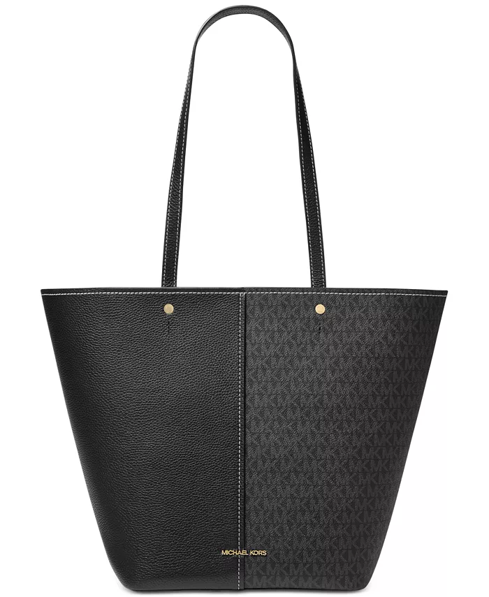 Большая сумка-тоут Flora с застежкой-молнией Michael Kors, черный
Большая сумка-тоут Flora с застежкой-молнией Michael Kors, черный