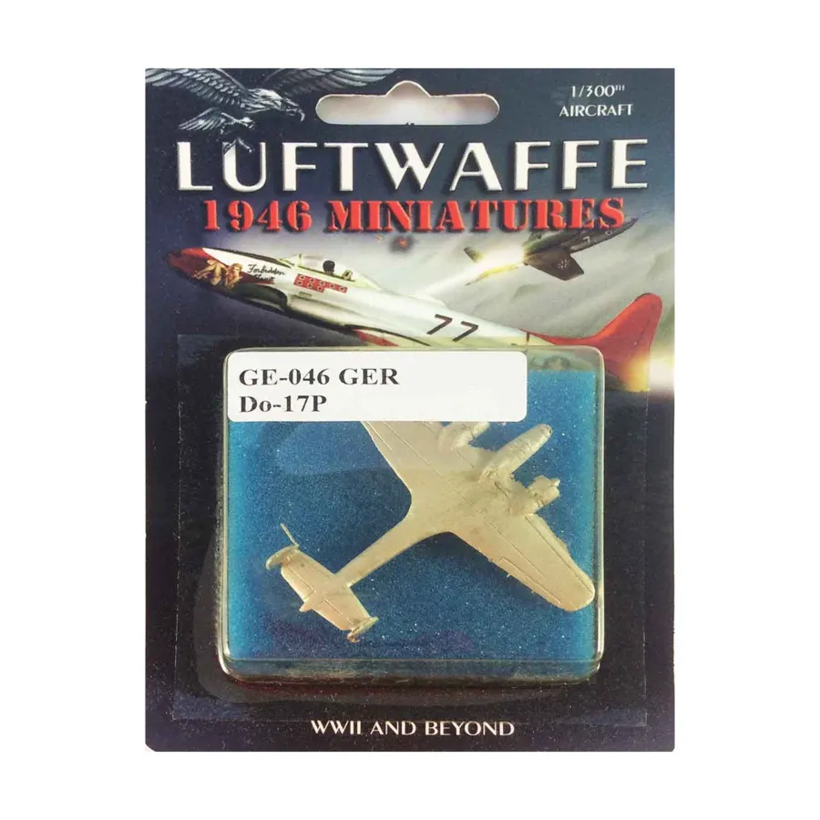 Do-17P «Флигендер Блейстифт», Luftwaffe 1946 Miniatures - Germany (1:300)
Do-17P «Флигендер Блейстифт», Luftwaffe 1946 Miniatures - Germany (1:300)