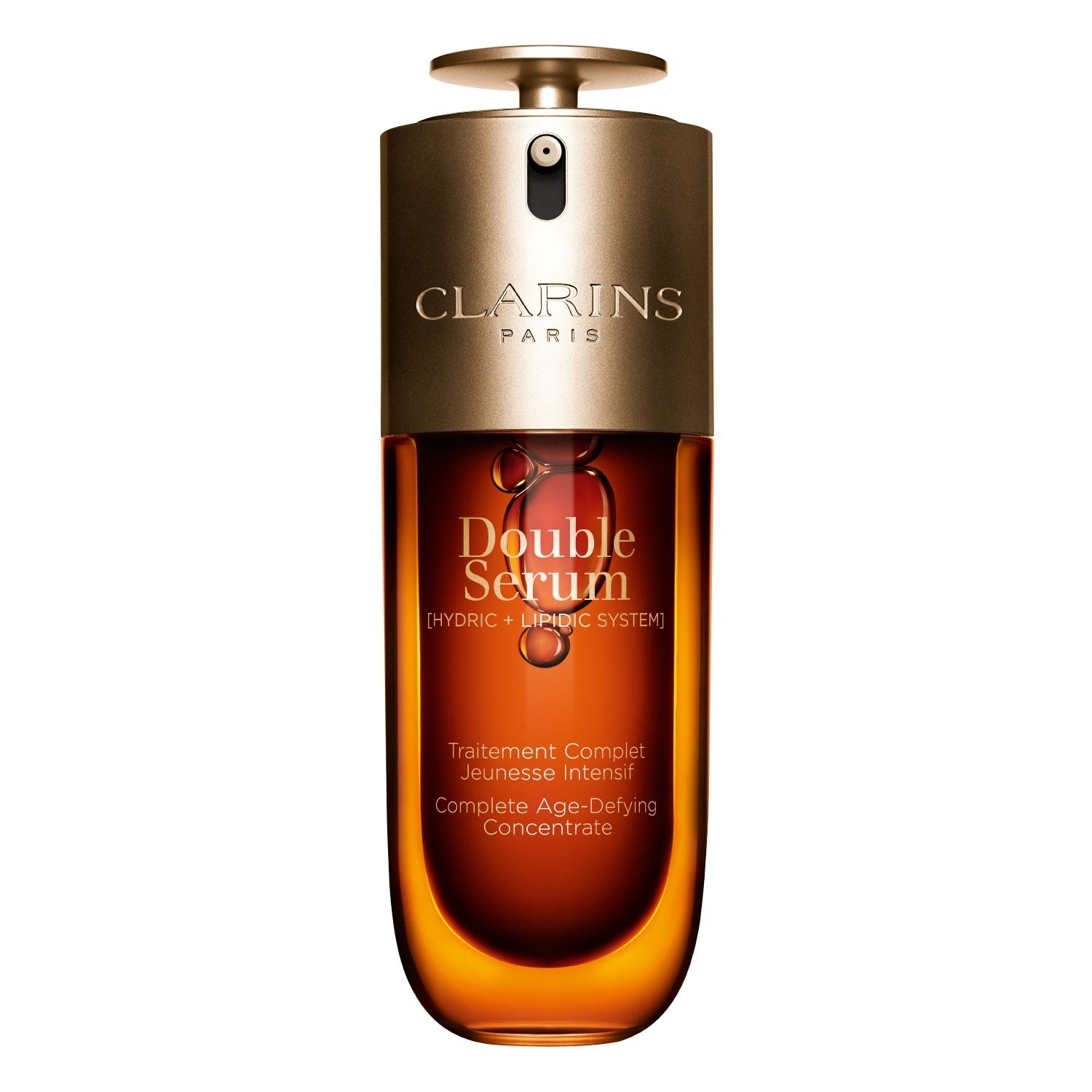 Сыворотка для лица double serum hydric + lipidic system Clarins, объем 50 мл
Сыворотка для лица double serum hydric + lipidic system Clarins, объем 50 мл