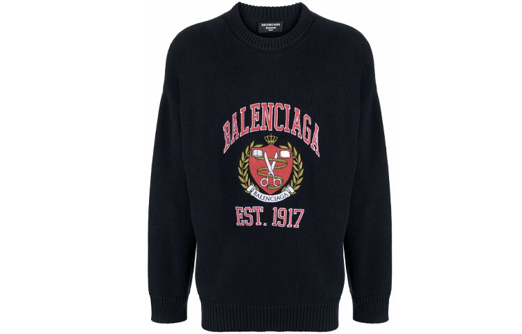 Свитер мужской Balenciaga College, черный
Свитер мужской Balenciaga College, черный
