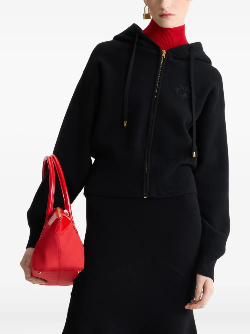 Шерстяная юбка макси с расклешенным подолом PATOU, черный
Шерстяная юбка макси с расклешенным подолом PATOU, черный