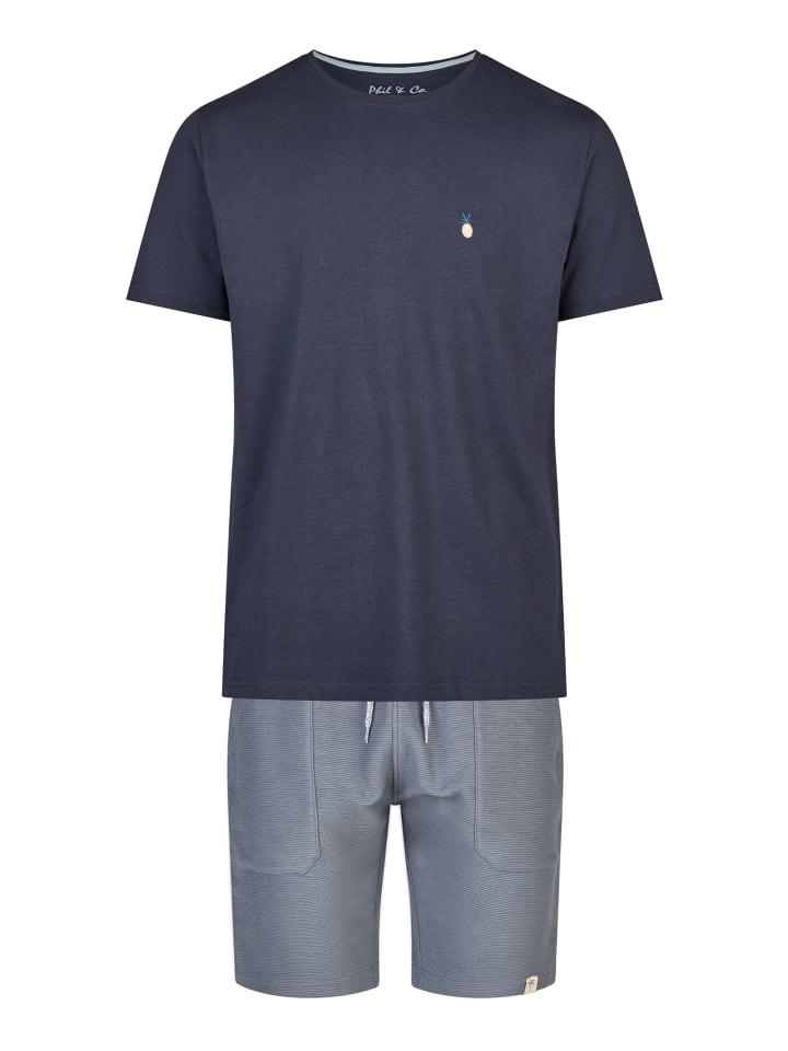 Phil & Co. Berlin Пижамный комплект Shorty темно-синего цвета
Phil & Co. Berlin Пижамный комплект Shorty темно-синего цвета
