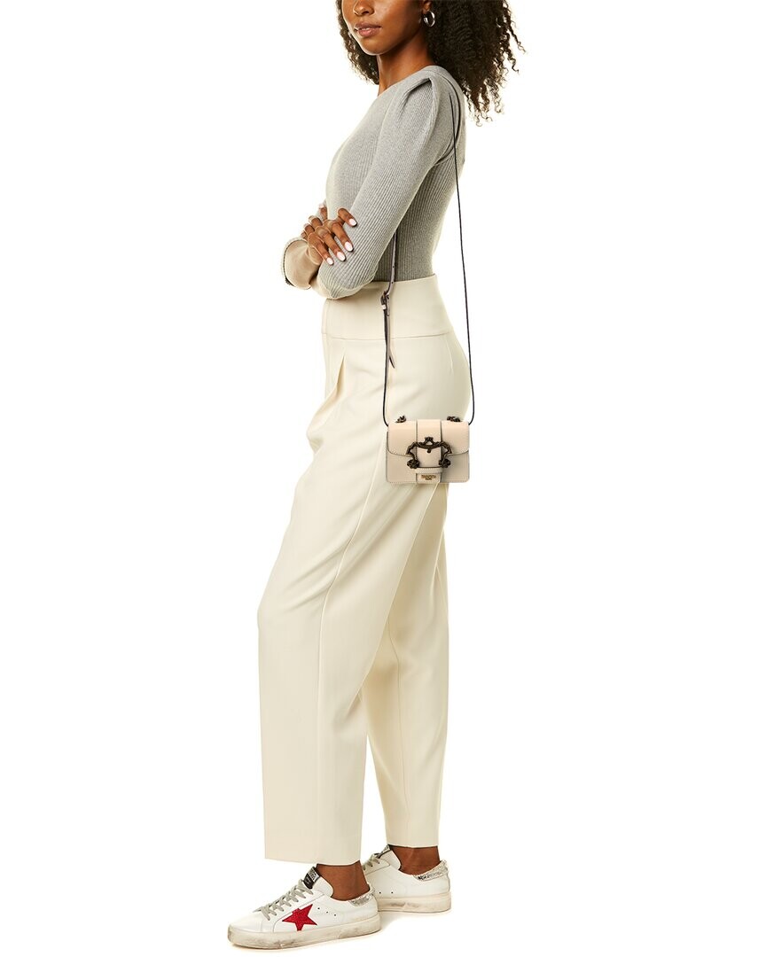 Большая кожаная сумка через плечо Moschino с замком, белый
Большая кожаная сумка через плечо Moschino с замком, белый