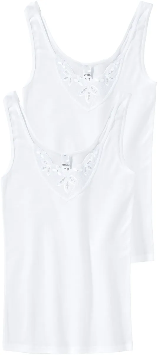 Майка Speidel (2 шт.), без раздражающих боковых швов, белый
Майка Speidel (2 шт.), без раздражающих боковых швов, белый