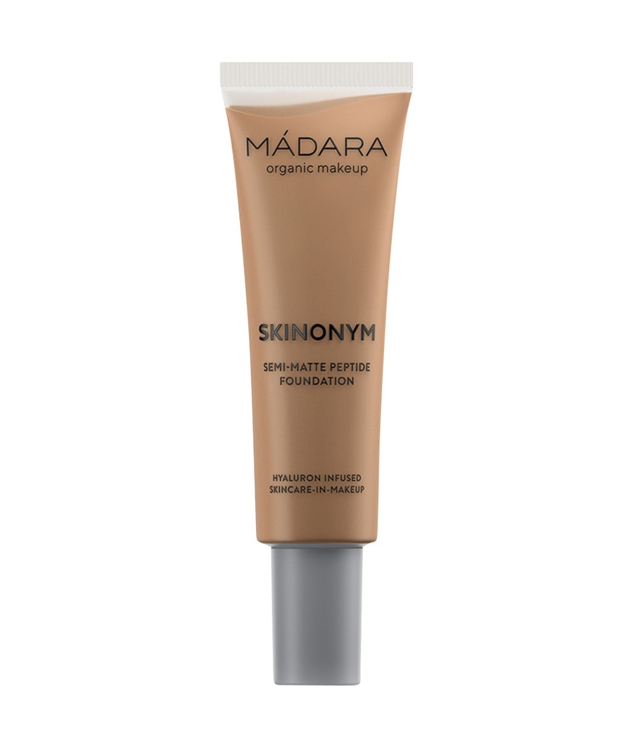 Жидкая основа MADARA SKINONYM Semi-Matte Peptide Foundation, Nr. 70 - Caramel, 30 ml 
Жидкая основа MADARA SKINONYM Semi-Matte Peptide Foundation, Nr. 70 - Caramel, 30 ml