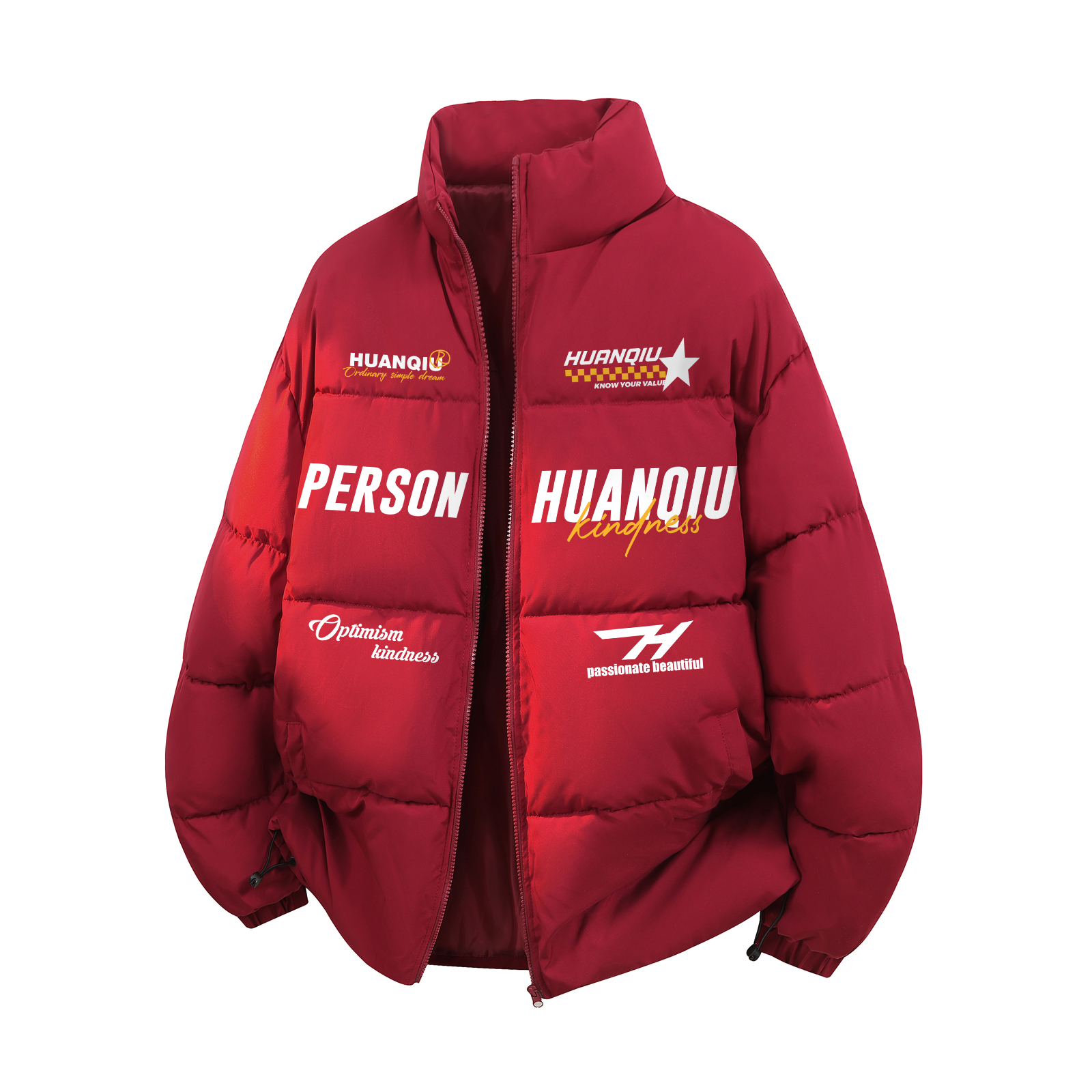 Пуховик Unisex Stand Collar Moderate Padded HUANQIU, maroon
Пуховик Unisex Stand Collar Moderate Padded HUANQIU, maroon