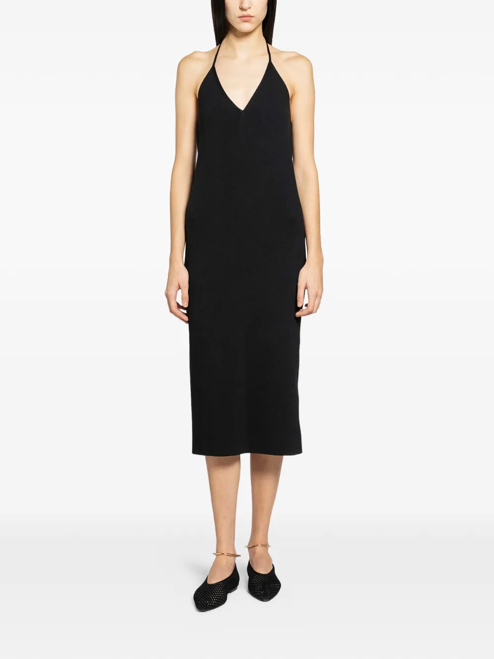 Платье миди без рукавов Jil Sander, черный
Платье миди без рукавов Jil Sander, черный