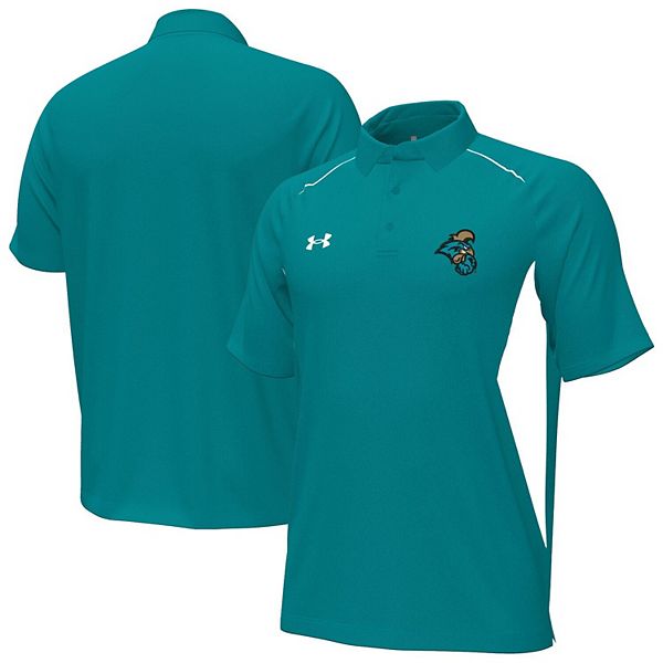 Мужская поло teal coastal carolina chanticleers sideline title performance Under Armour
Мужская поло teal coastal carolina chanticleers sideline title performance Under Armour