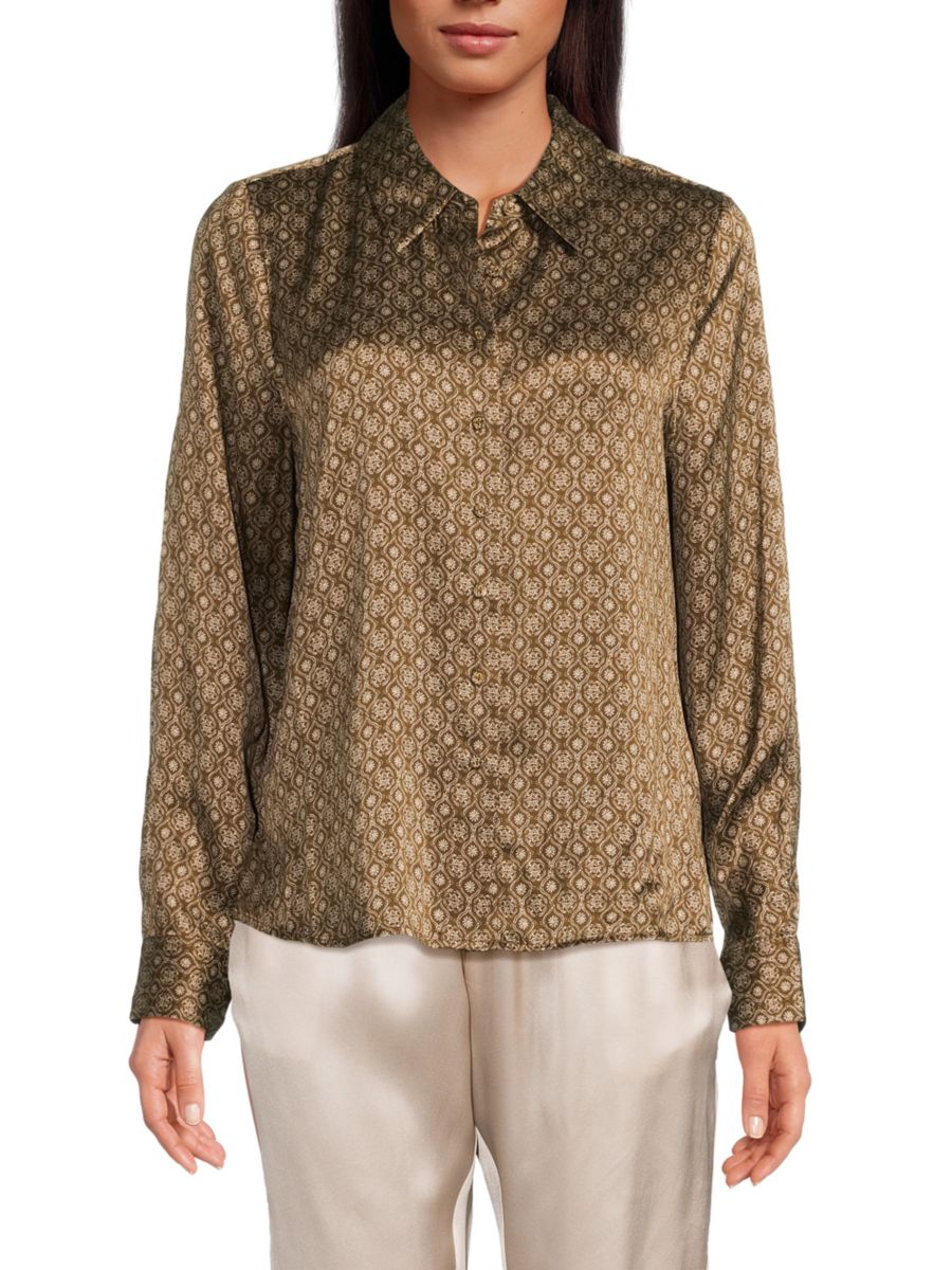 Шелковый топ с принтом Veronique Cami NYC, цвет Brown Multi
Шелковый топ с принтом Veronique Cami NYC, цвет Brown Multi