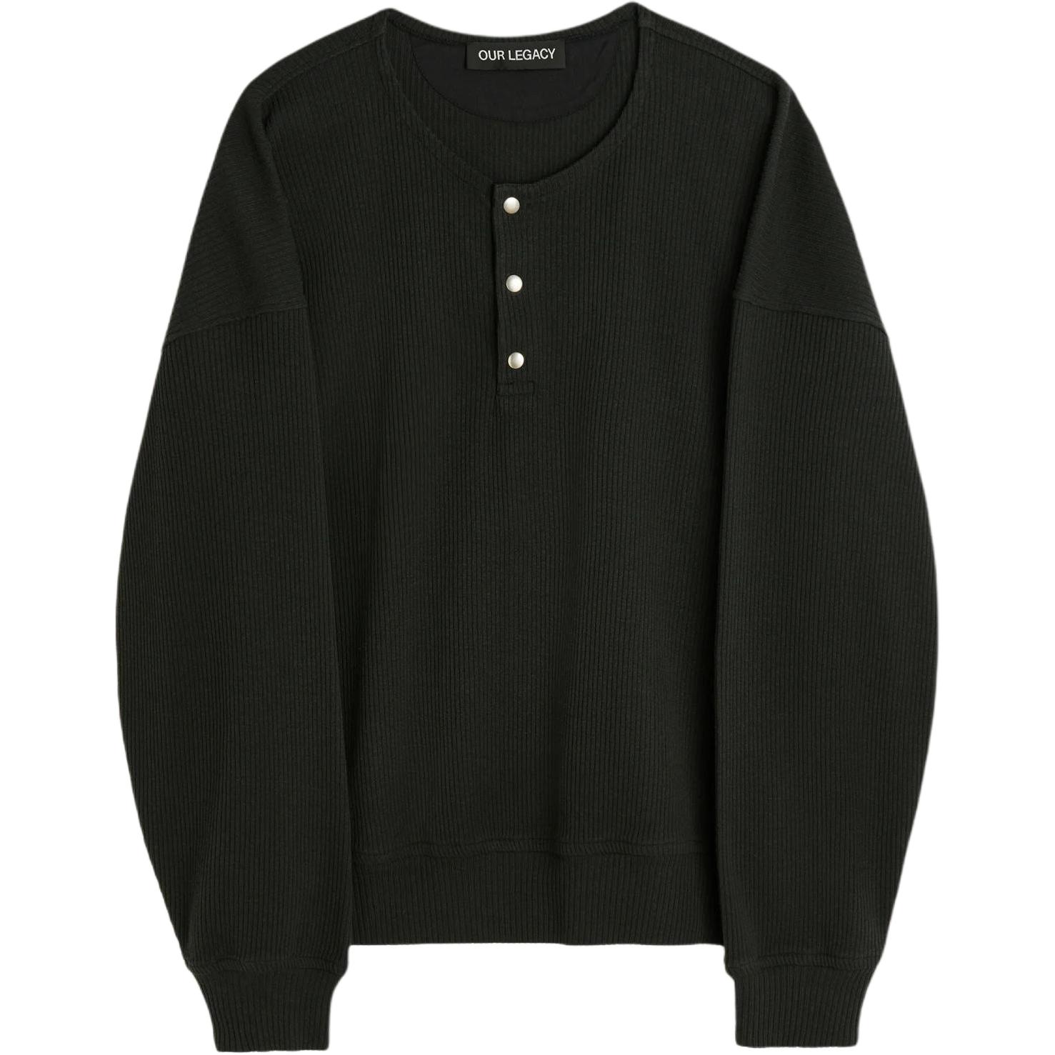 Сланцевый хлопковый свитшот OUR LEGACY, черный
Сланцевый хлопковый свитшот OUR LEGACY, черный