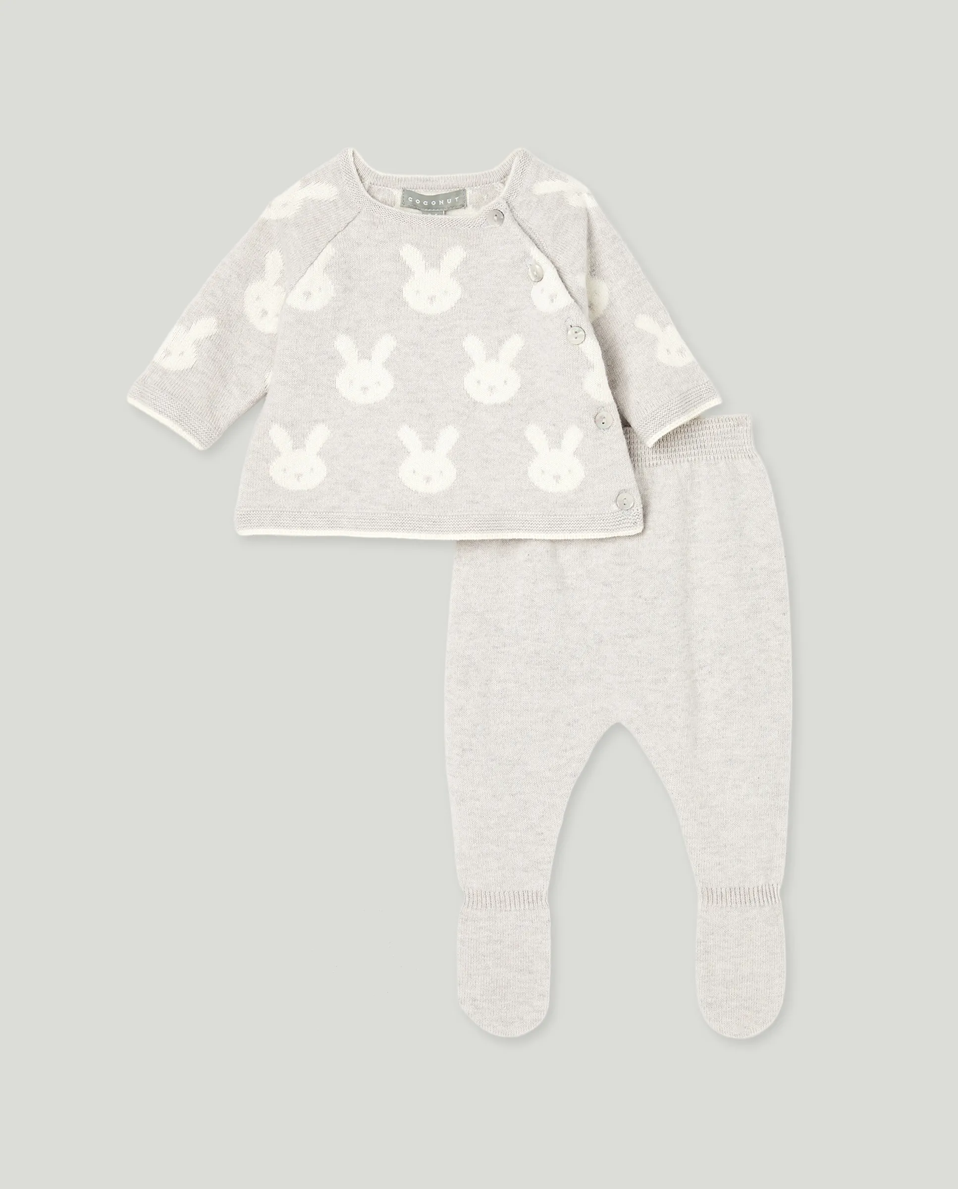 Детский трикотажный комплект с длинным рукавом, жаккардовым принтом по всей поверхности с кроликом Coconut El Corte Inglés, черный
Детский трикотажный комплект с длинным рукавом, жаккардовым принтом по всей поверхности с кроликом Coconut El Corte Inglés, черный