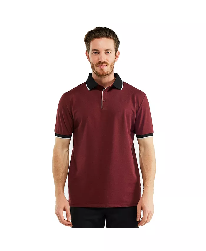 Мужская классическая поло из хлопкового пике с контрастным воротником Mio Marino, красный
Мужская классическая поло из хлопкового пике с контрастным воротником Mio Marino, красный