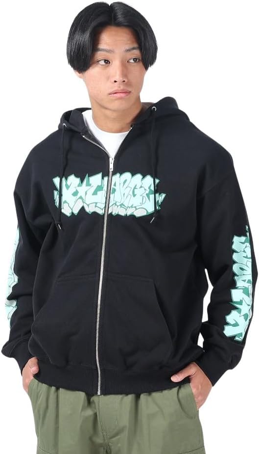 Мужская толстовка с капюшоном на молнии с граффити, размер XL Xlarge, черный
Мужская толстовка с капюшоном на молнии с граффити, размер XL Xlarge, черный