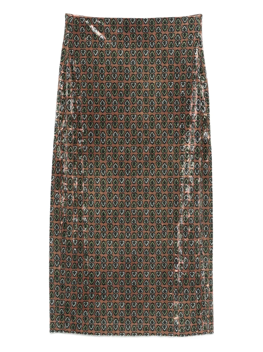 Юбка с узором Pierre-Louis Mascia, коричневый
Юбка с узором Pierre-Louis Mascia, коричневый