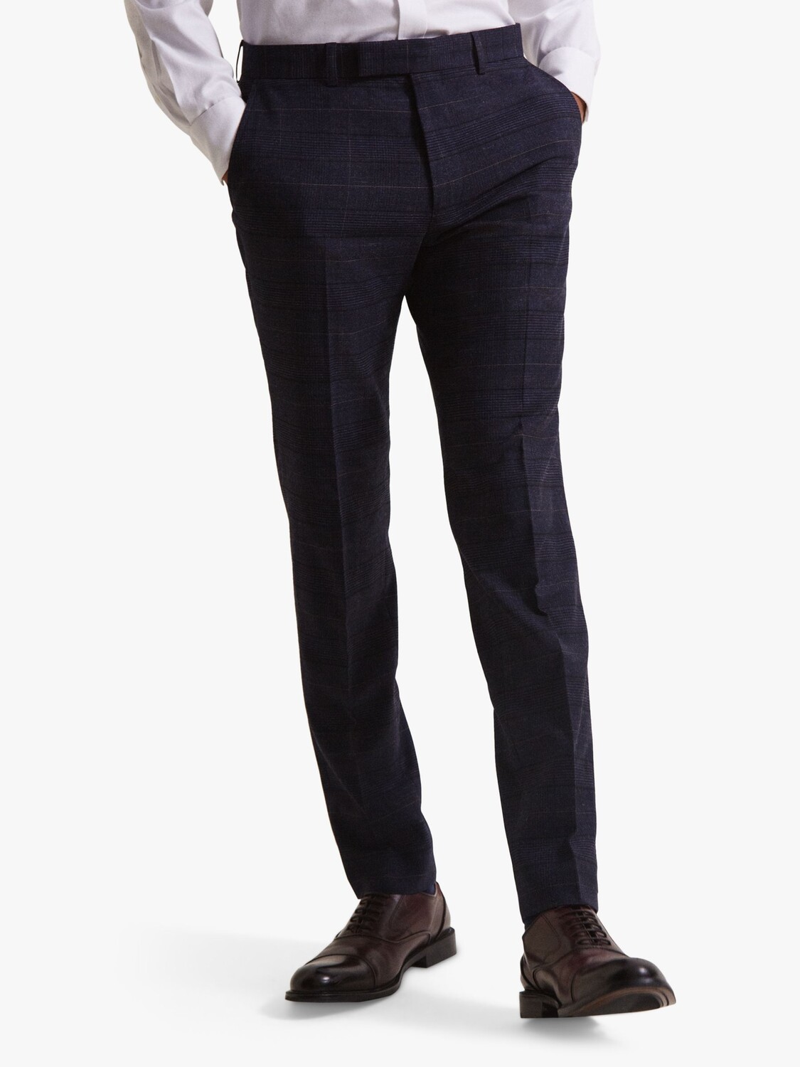 Брюки узкого кроя в клетку Moss London, темно-синий/черный
Брюки узкого кроя в клетку Moss London, темно-синий/черный