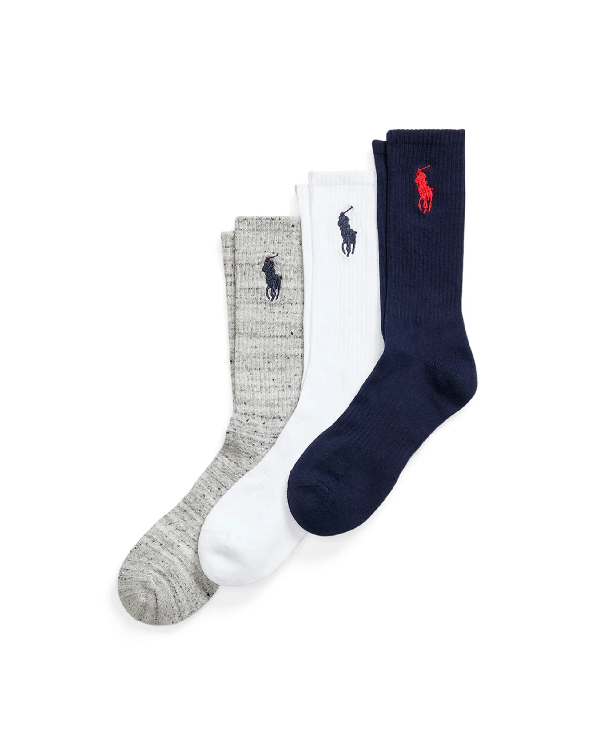 Набор из 3 пар мужских коротких носков Big Pony Polo Ralph Lauren, многоцветный 
Набор из 3 пар мужских коротких носков Big Pony Polo Ralph Lauren, многоцветный