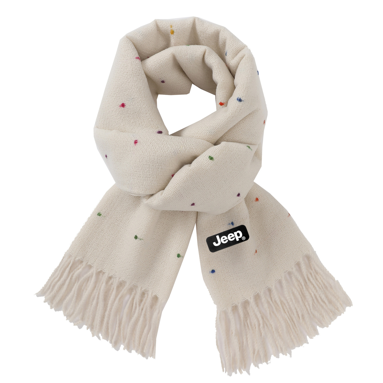 Акриловые вязаные шарфы Unisex Jeep, Monochrome Dot Cream White; One Size
Акриловые вязаные шарфы Unisex Jeep, Monochrome Dot Cream White; One Size