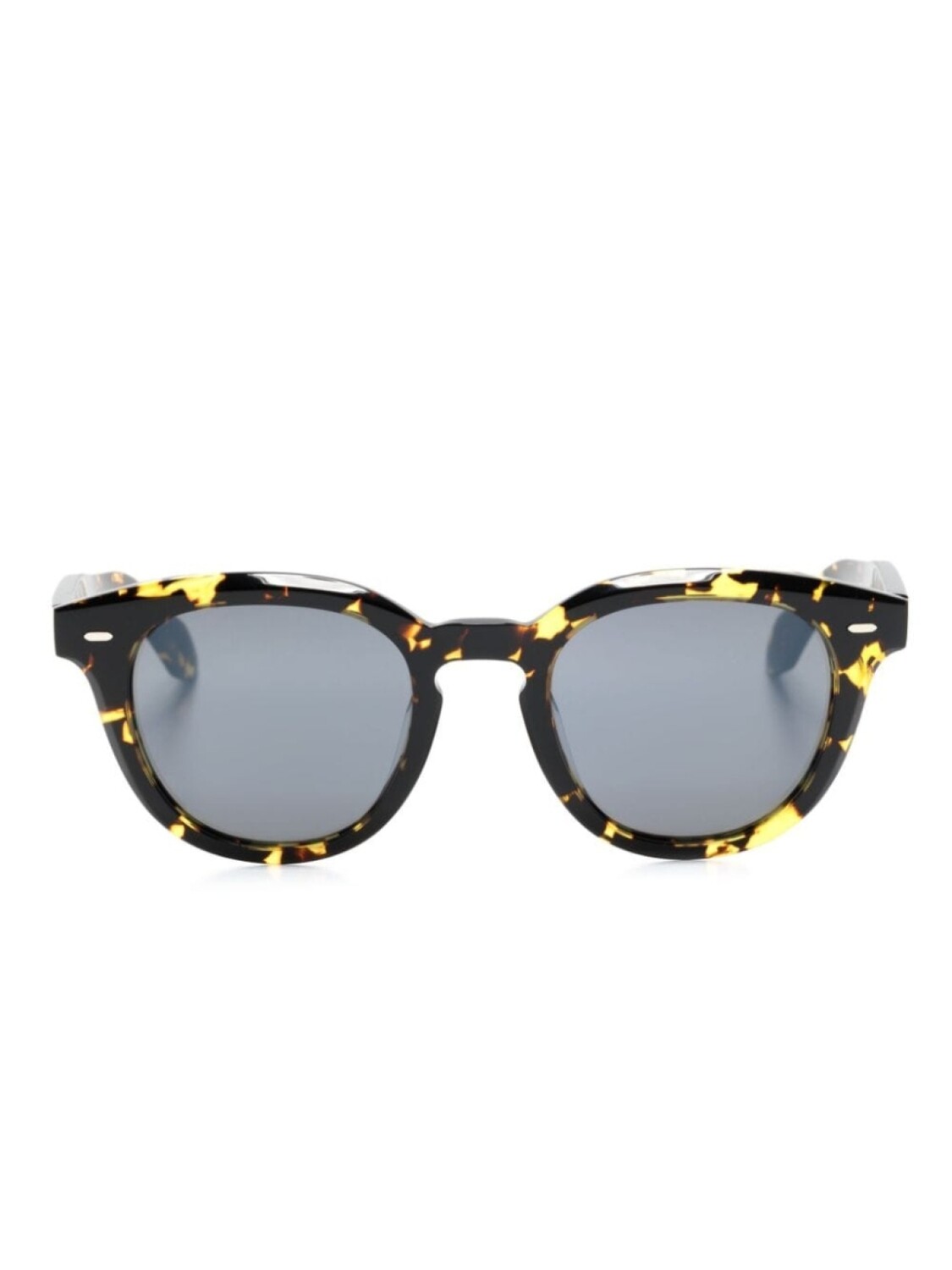 Oliver Peoples солнцезащитные очки N05 в круглой оправе, черный 
Oliver Peoples солнцезащитные очки N05 в круглой оправе, черный