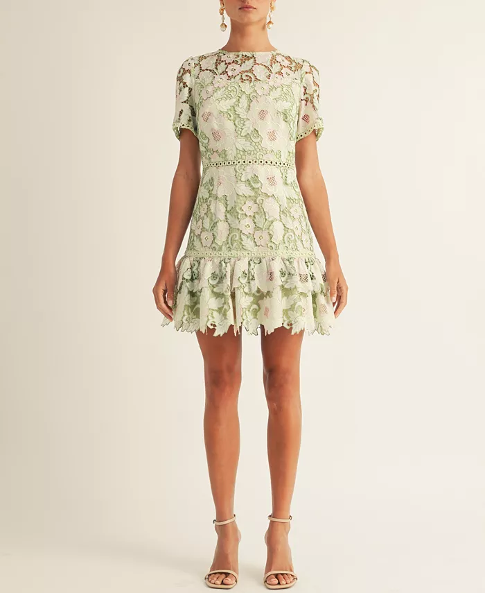 Женское платье Haley с цветочным кружевом AROSE STUDIO, INC, зеленый
Женское платье Haley с цветочным кружевом AROSE STUDIO, INC, зеленый