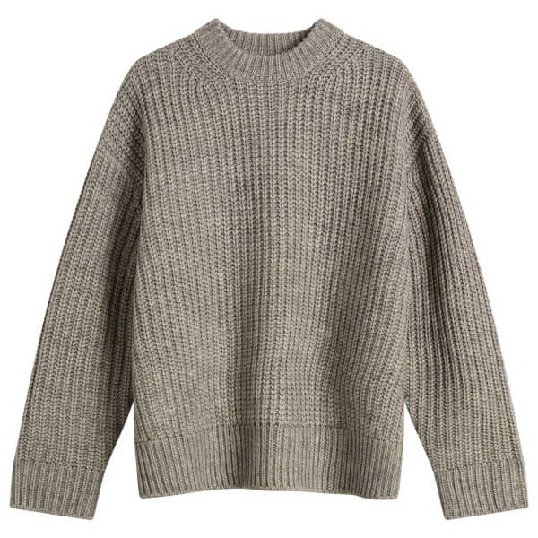 Свитшот Mki из толстой ребристой вязки Mki Miyuki-Zoku, серый melange
Свитшот Mki из толстой ребристой вязки Mki Miyuki-Zoku, серый melange