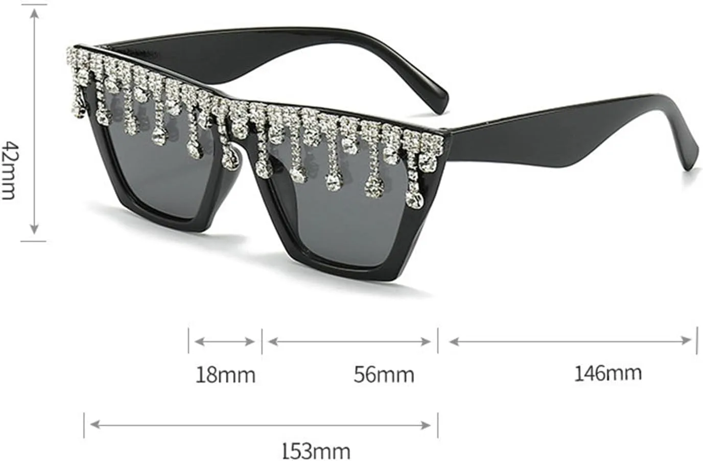 Солнцезащитные очки Helena Diamond Cat Eye с кисточками, женские, в стиле ретро, с драгоценными камнями и стразами, сверкающие кристаллами и жемчугом, Red
Солнцезащитные очки Helena Diamond Cat Eye с кисточками, женские, в стиле ретро, с драгоценными камнями и стразами, сверкающие кристаллами и жемчугом, Red