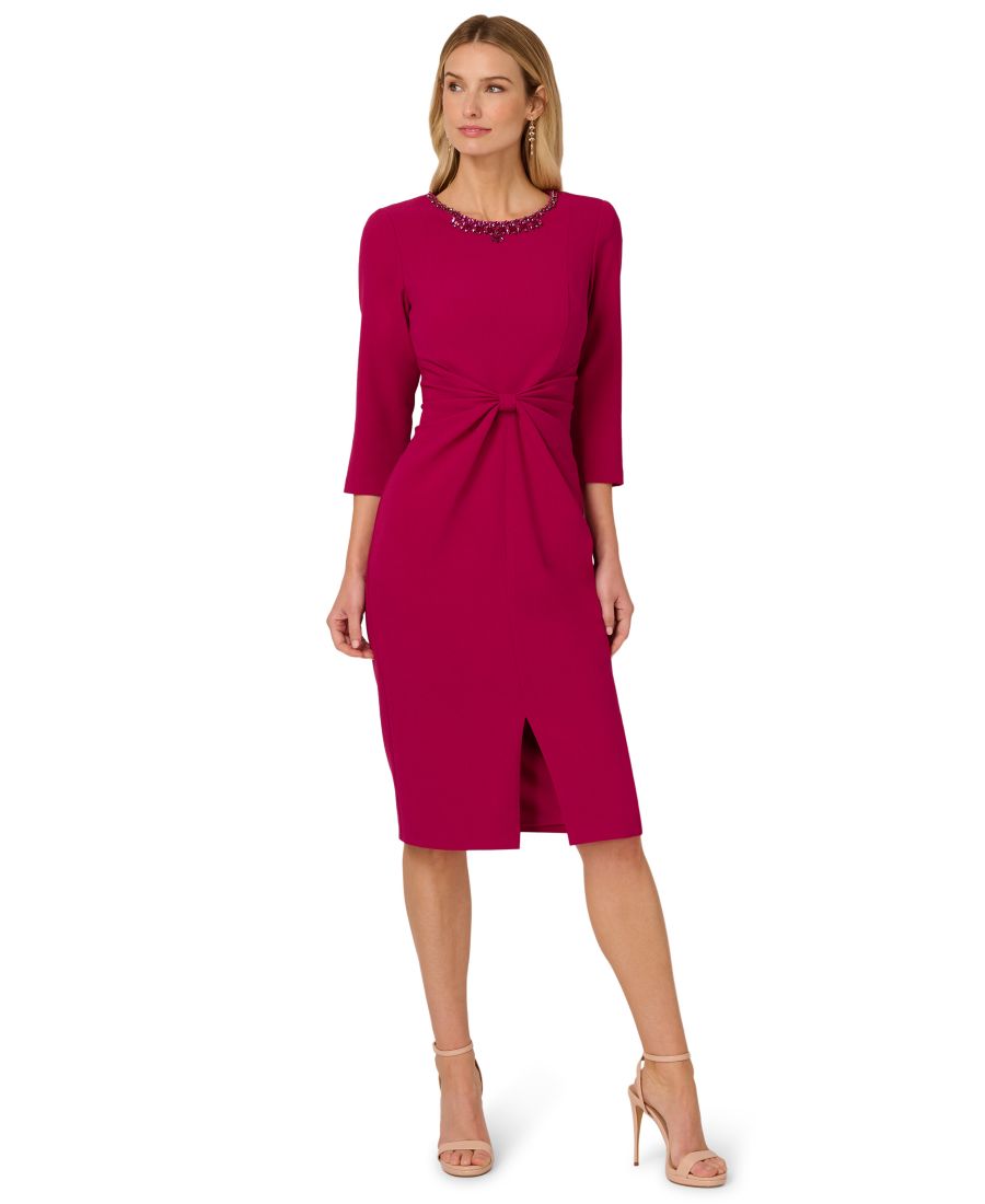 Женское платье, расшитое бисером Adrianna Papell, Berry
Женское платье, расшитое бисером Adrianna Papell, Berry