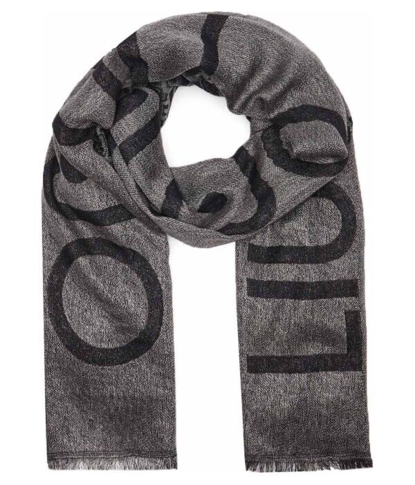Шарф-палантин Liu Jo с жаккардовым логотипом, серый
Шарф-палантин Liu Jo с жаккардовым логотипом, серый