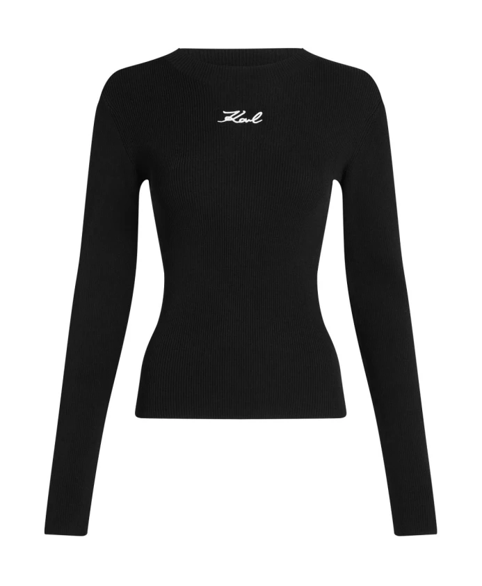 Футболка с длинными рукавами и ребристым логотипом Karl Lagerfeld, черный
Футболка с длинными рукавами и ребристым логотипом Karl Lagerfeld, черный