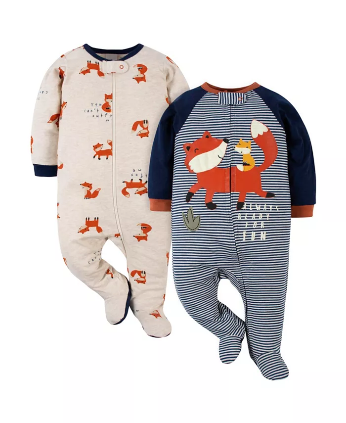 Детский комплект из 2 пижам для мальчиков Sleep N' Plays Gerber, синий
Детский комплект из 2 пижам для мальчиков Sleep N' Plays Gerber, синий