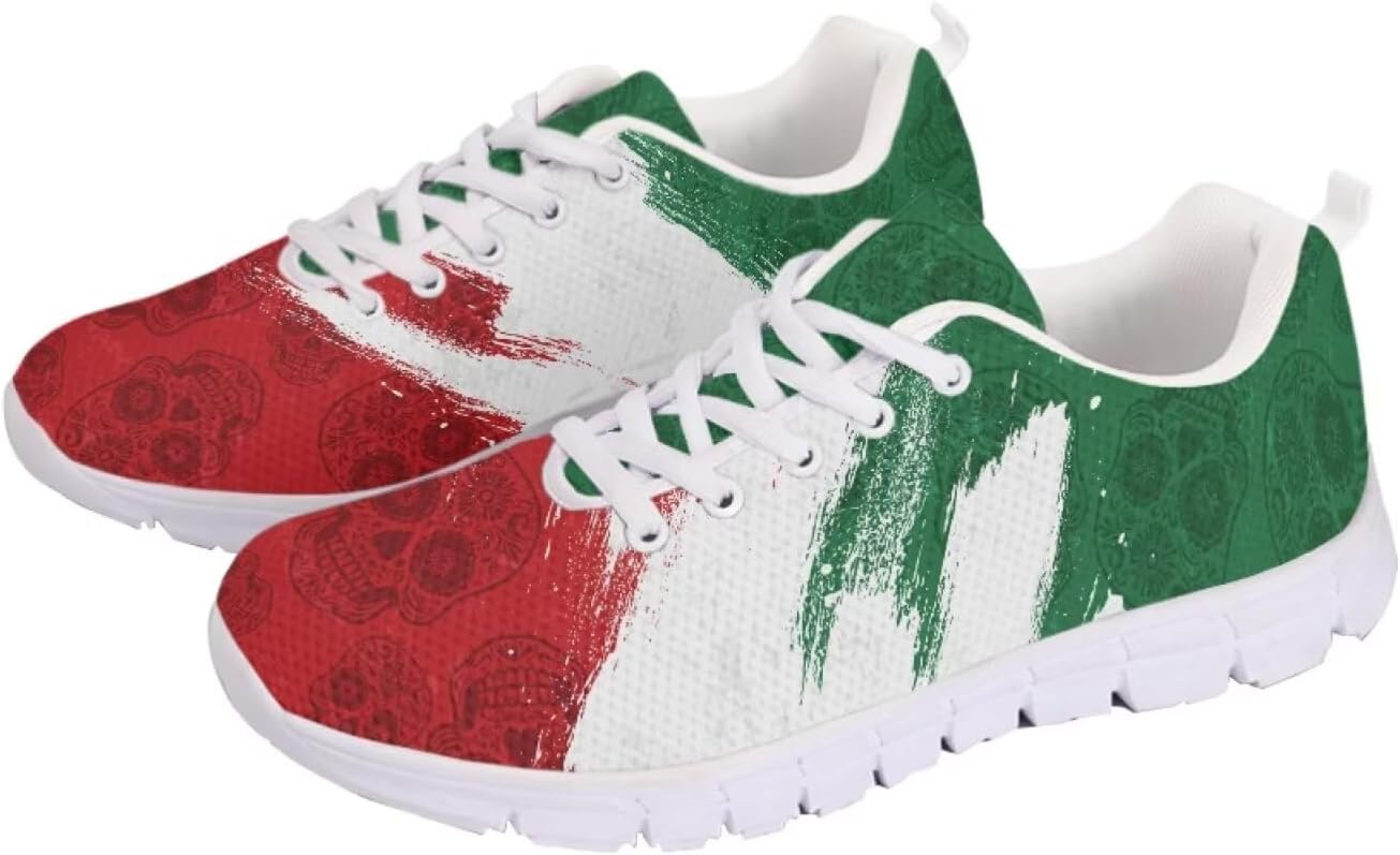 Кроссовки с американским флагом для прогулок, кроссовки на 4 июля, повседневные беговые кроссовки для фитнеса на День независимости Getelinseng, Mexico Flag
Кроссовки с американским флагом для прогулок, кроссовки на 4 июля, повседневные беговые кроссовки для фитнеса на День независимости Getelinseng, Mexico Flag