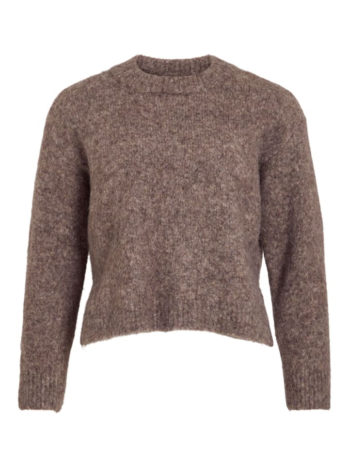 Вязаный свитер серо-коричневого цвета Vila
Вязаный свитер серо-коричневого цвета Vila