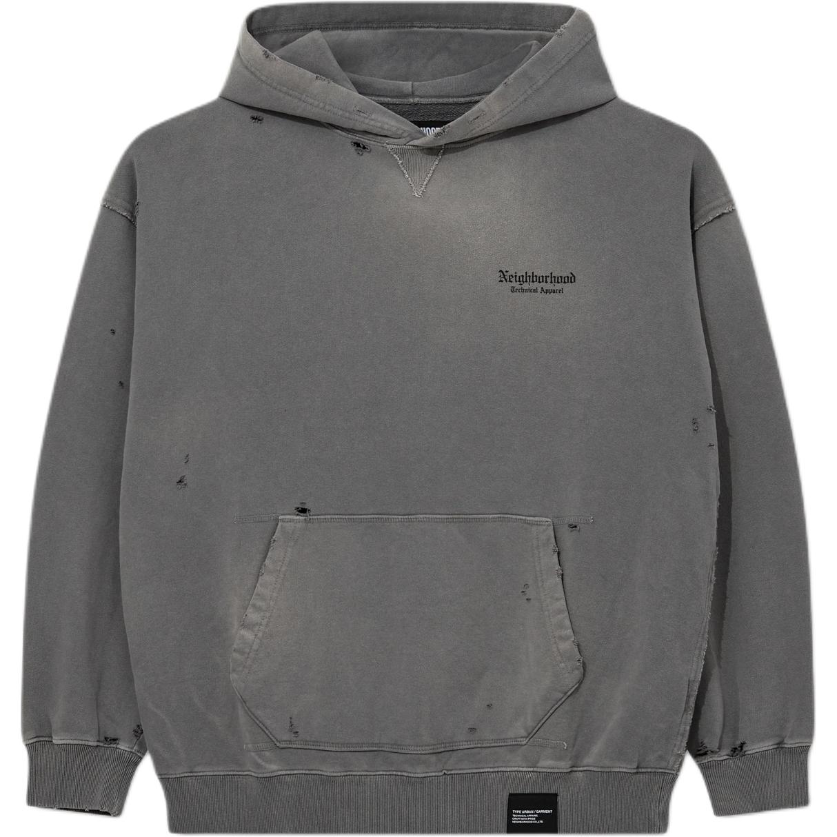 Худи с потертыми карманами NEIGHBORHOOD, серый
Худи с потертыми карманами NEIGHBORHOOD, серый