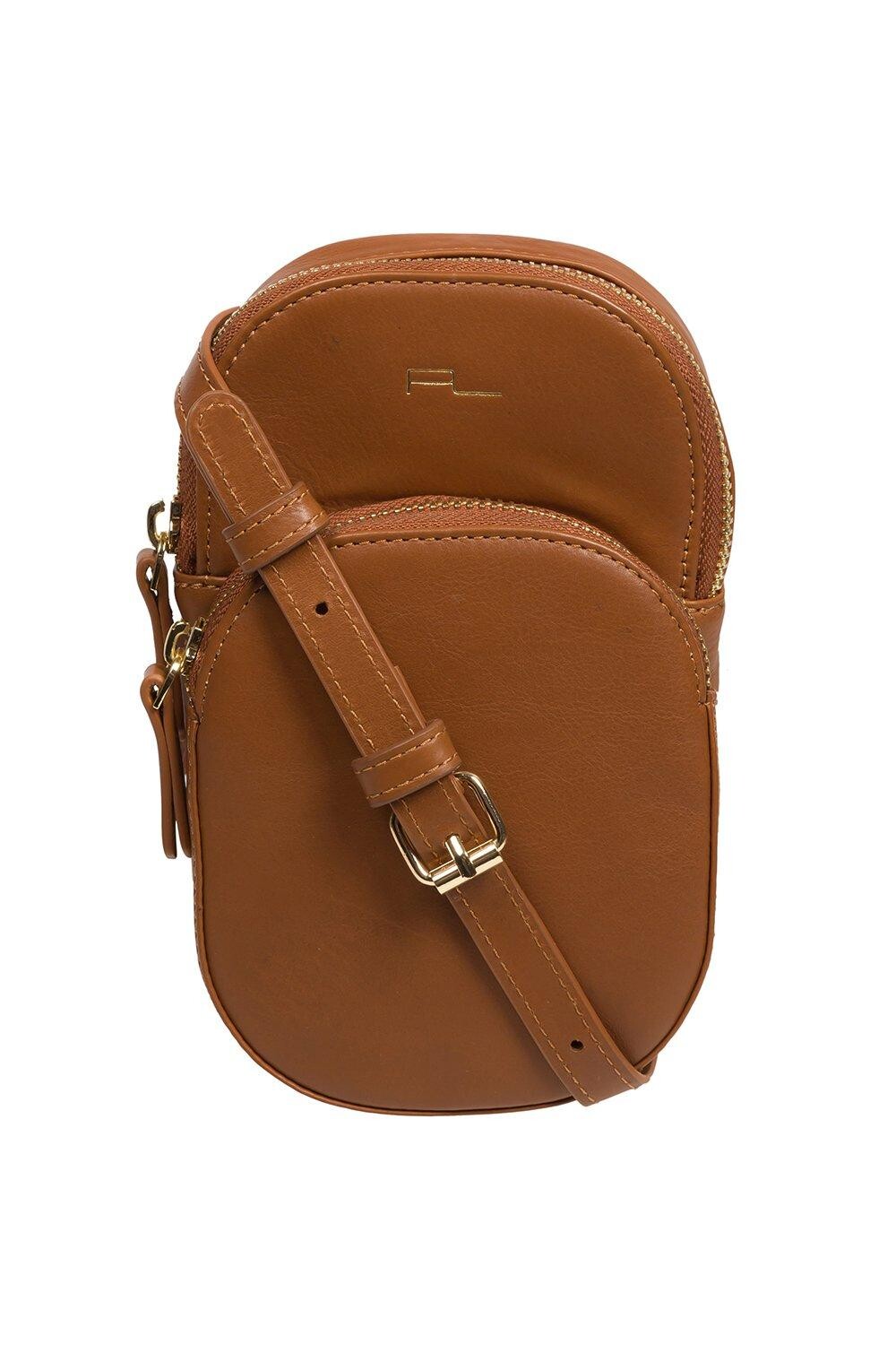 Сумка для телефона через плечо из кожи наппа 'Violet' Pure Luxuries London, коричневый
Сумка для телефона через плечо из кожи наппа 'Violet' Pure Luxuries London, коричневый