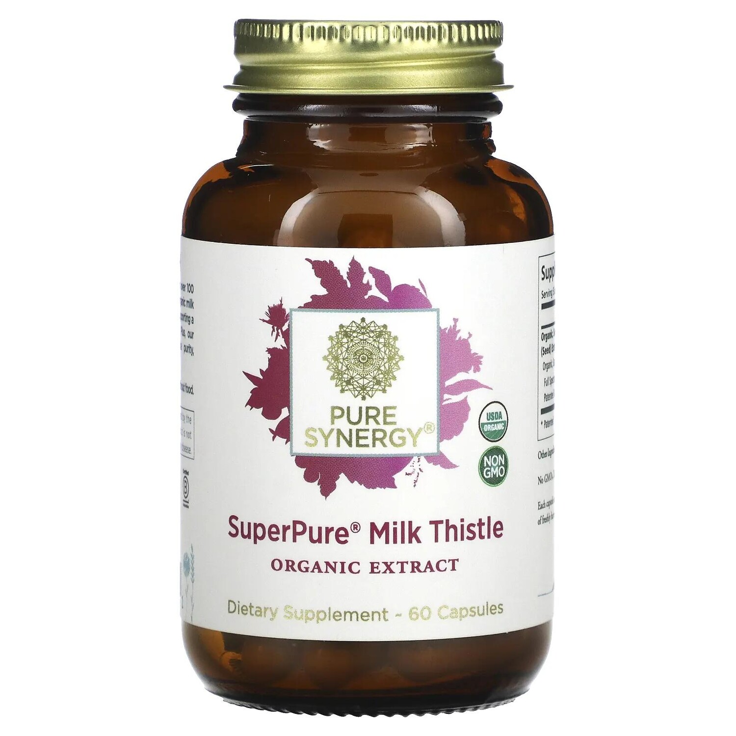 The Synergy Company Pure Synergy Organic Super Pure Milk Thistle Organic Extract 60 Organic Vegetarian Caps
The Synergy Company Pure Synergy Organic Super Pure Milk Thistle Organic Extract 60 Organic Vegetarian Caps