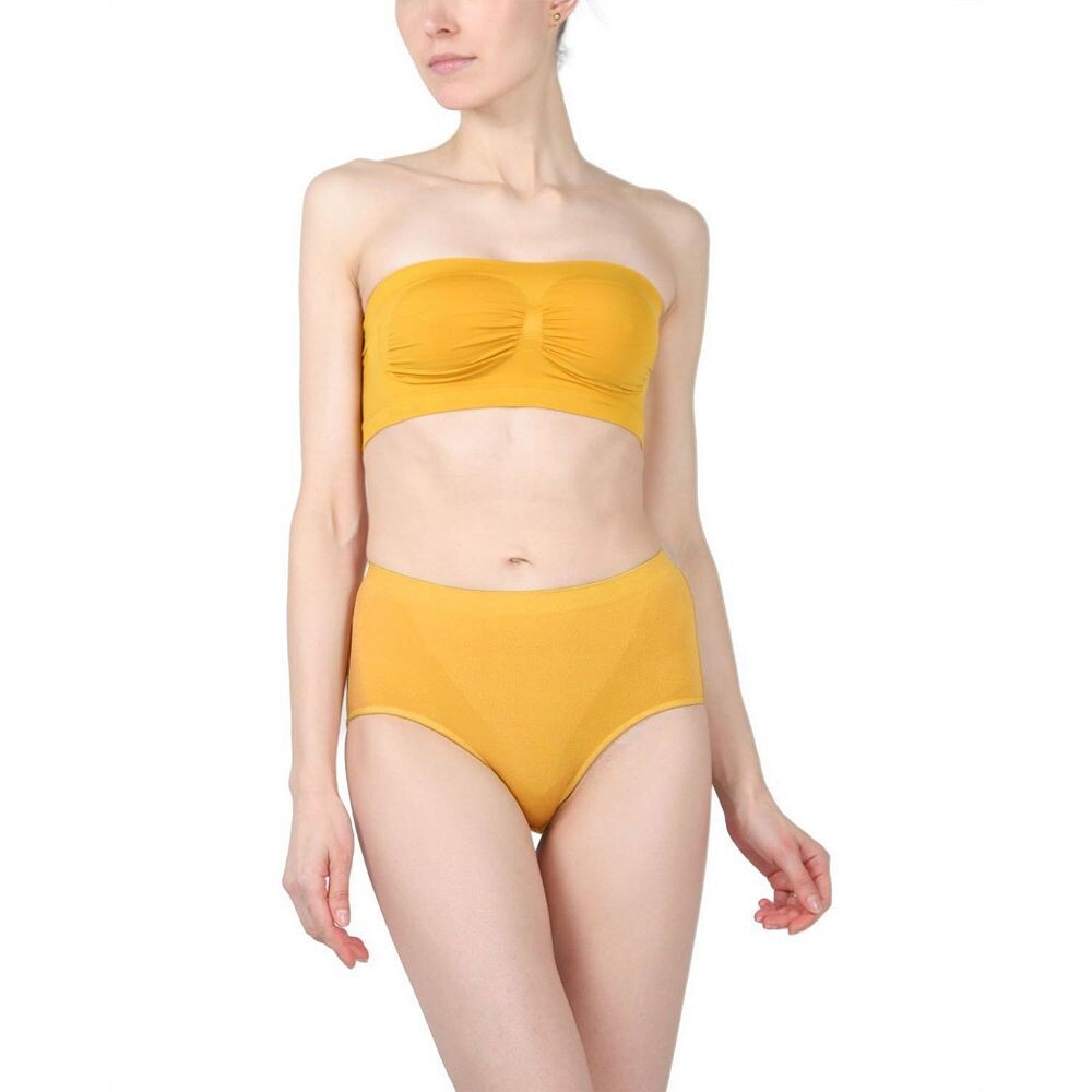 Бесшовный формирователь бюстгальтера-бандо без бретелек MeMoi, цвет Mustard
Бесшовный формирователь бюстгальтера-бандо без бретелек MeMoi, цвет Mustard