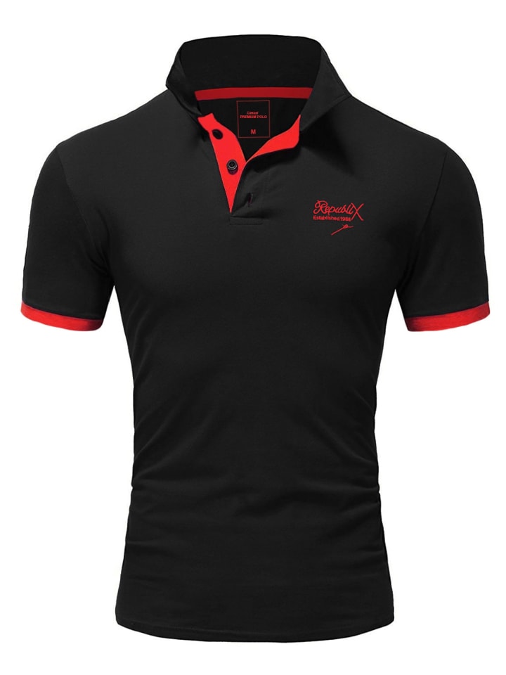 Рубашка-поло REPUBLIX, черный/красный
Рубашка-поло REPUBLIX, черный/красный
