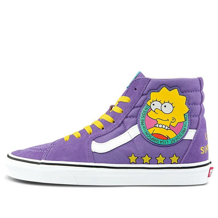 Кеды Vans The Simpsons x Sk8-Hi 'Lisa 4 Prez' Purple VN0A4BV617G
Кеды Vans The Simpsons x Sk8-Hi 'Lisa 4 Prez' Purple VN0A4BV617G