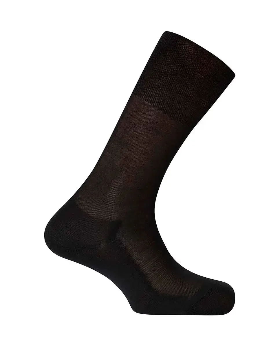 Мужские черные шелковые носки Punto Blanco, чёрный
Мужские черные шелковые носки Punto Blanco, чёрный