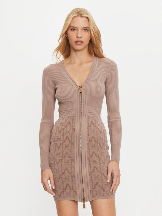 Трикотажное платье приталенного кроя Marciano Guess, коричневый
Трикотажное платье приталенного кроя Marciano Guess, коричневый